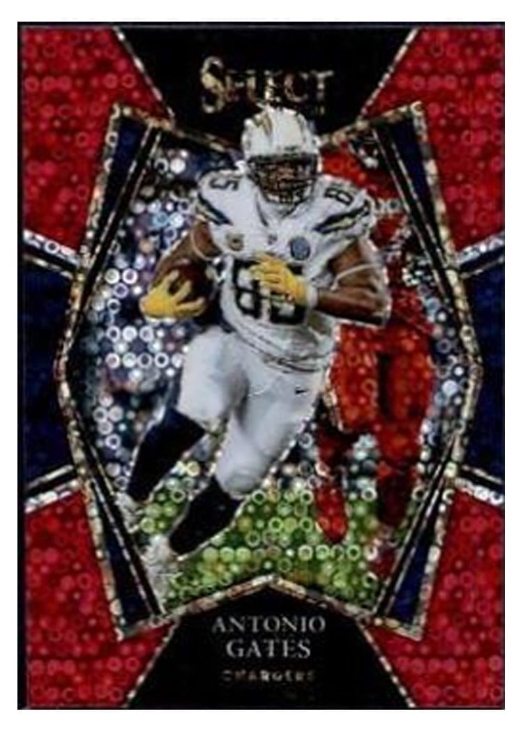 2021 Panini Select Base Set Antonio Gates Red Disco #138 card