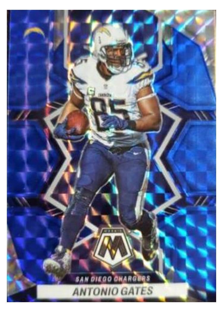 2022 Panini Mosaic Base Set Antonio Gates #107 card