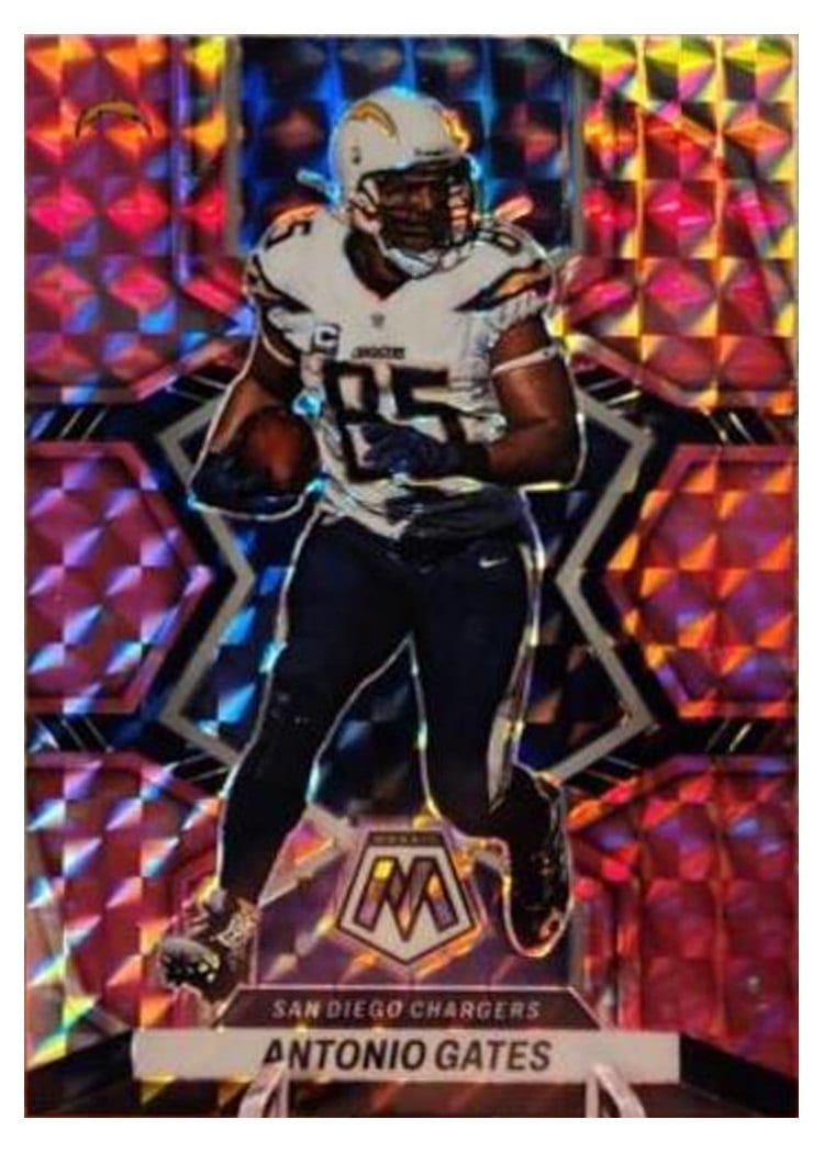 2022 Panini Mosaic Base Set Antonio Gates #107 card
