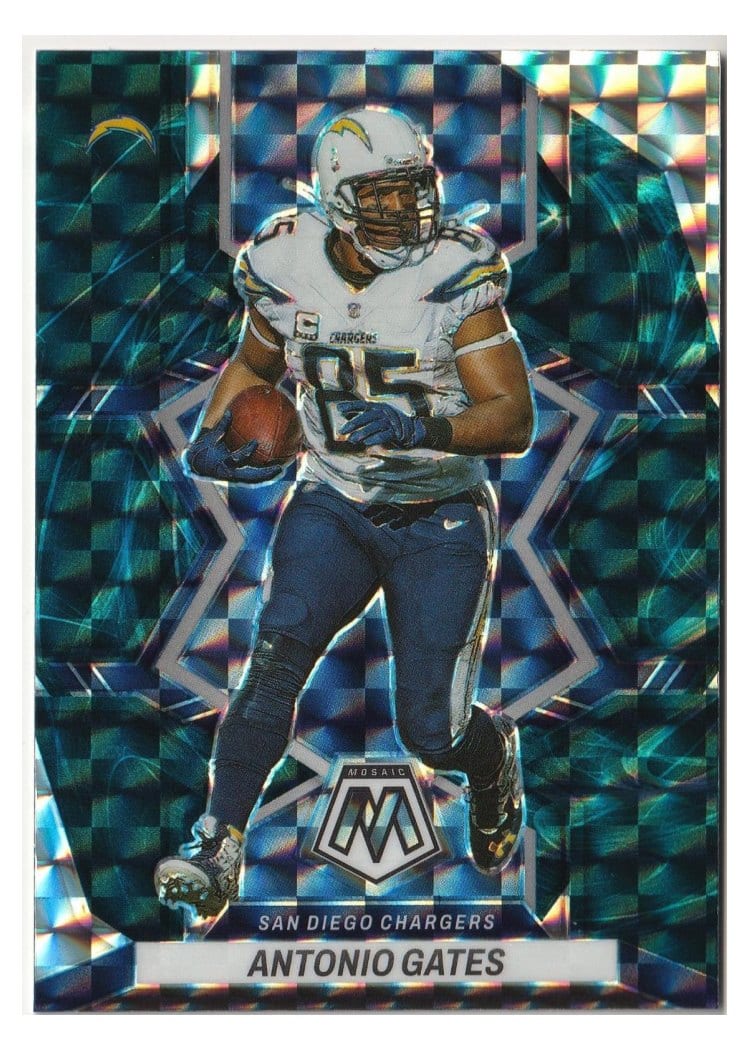 2022 Panini Mosaic Base Set Antonio Gates Genesis #107 card