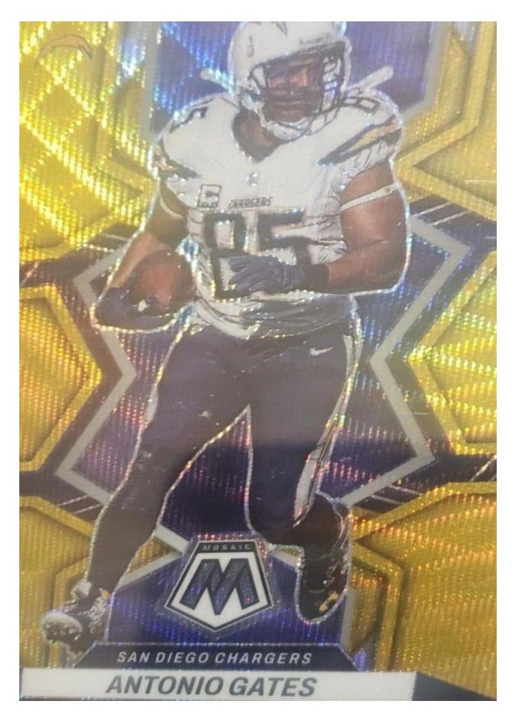 2022 Panini Mosaic Base Set Antonio Gates #107 card