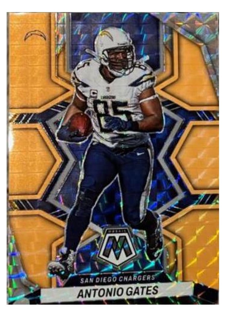 2022 Panini Mosaic Base Set Antonio Gates #107 card