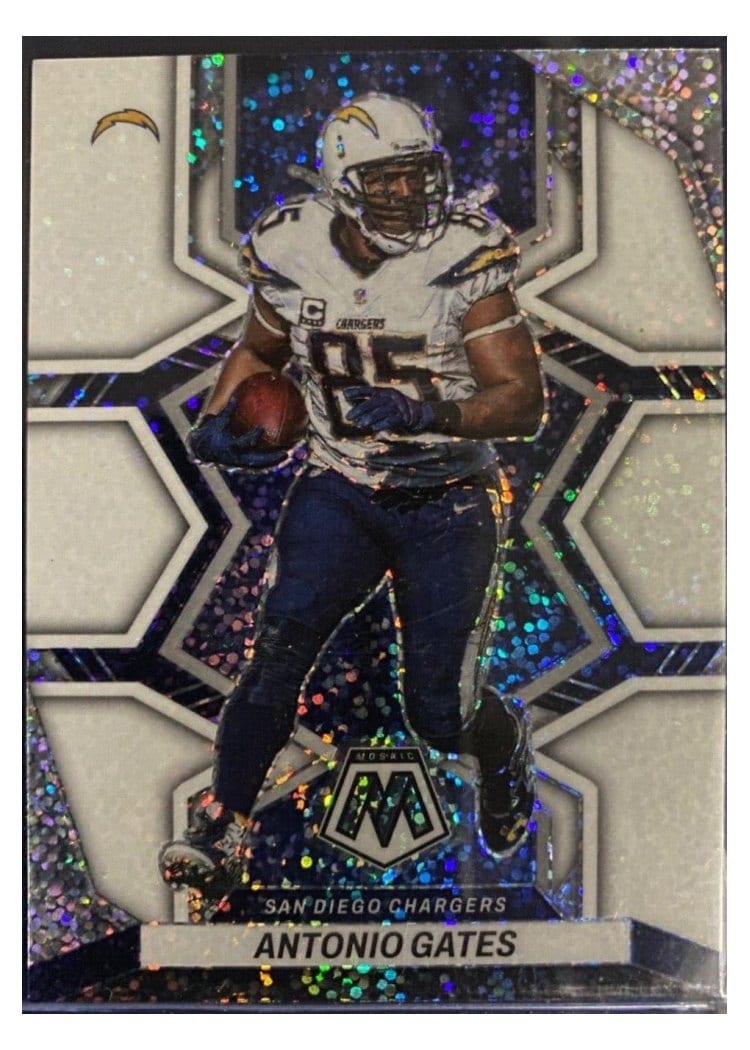 2022 Panini Mosaic Base Set Antonio Gates #107 card