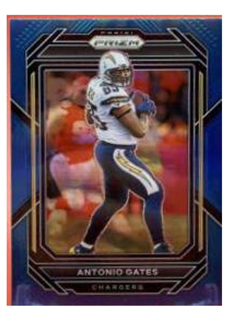 2022 Panini Prizm Base Set Antonio Gates Blue #158 card