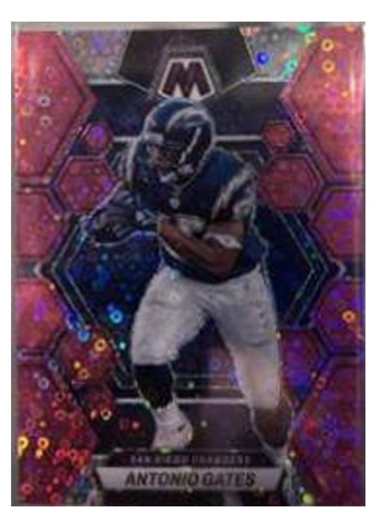 2023 Panini Mosaic Base Set Antonio Gates No Huddle Pink #135 card
