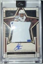 2023 Panini One Lone Star Autographs Antonio Gates #86 card