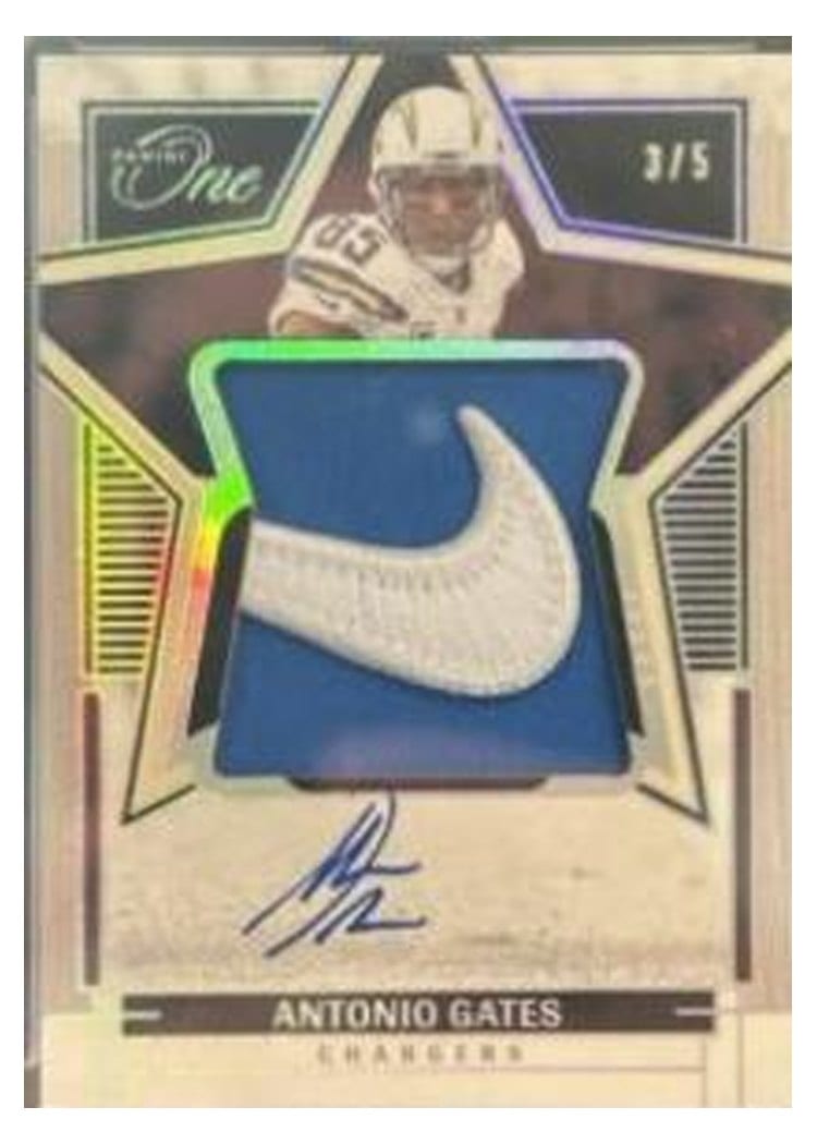 2023 Panini One Lone Star Autographs Antonio Gates #86 card