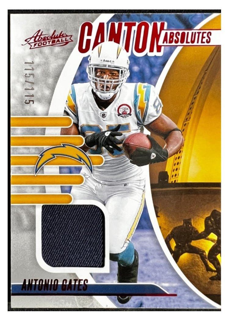 2025 Panini Absolute Canton Absolutes Antonio Gates #CA-AG card