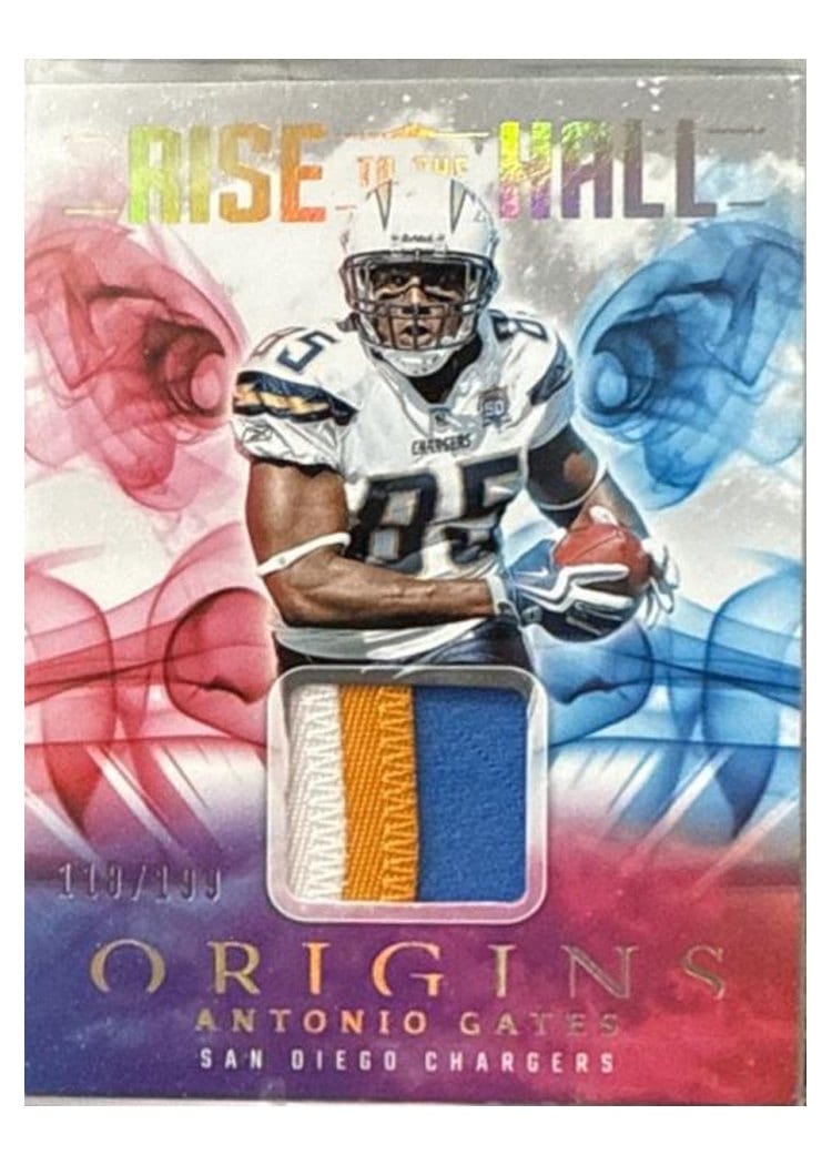 2025 Panini Origins Rise to the Hall Relics Antonio Gates #13 card