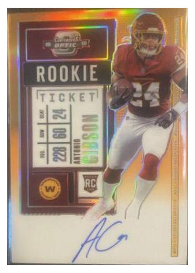 2020 Panini Contenders Optic Base Set Antonio Gibson #127 card
