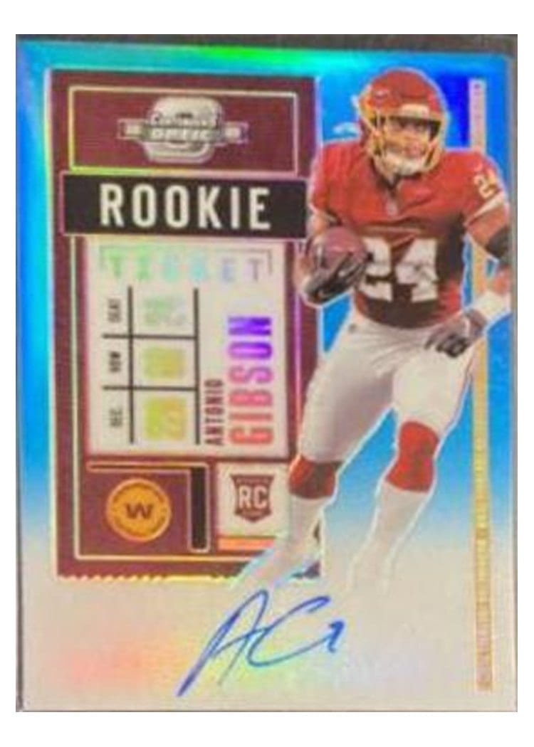 2020 Panini Contenders Optic Base Set Antonio Gibson #127 card
