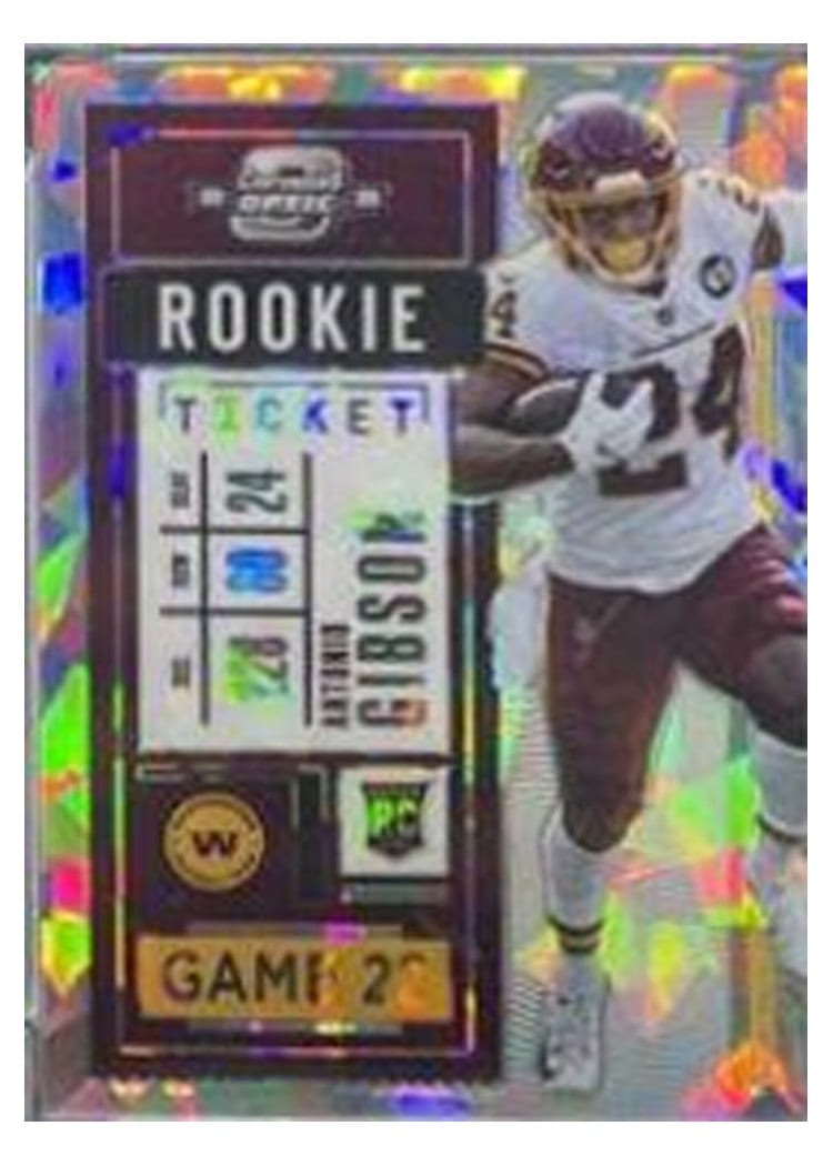 2020 Panini Contenders Optic Base Set Antonio Gibson #61 card
