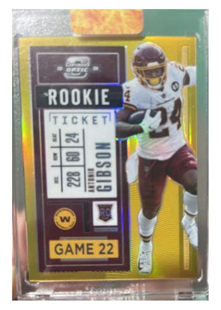2020 Panini Contenders Optic Base Set Antonio Gibson #61 card