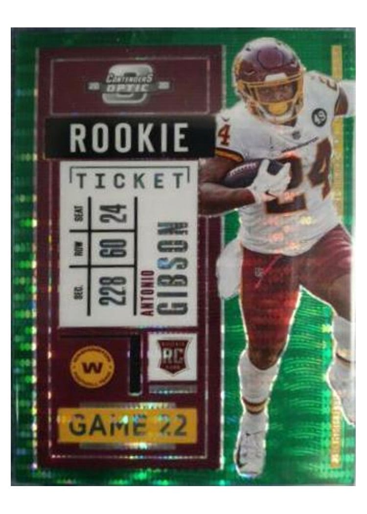 2020 Panini Contenders Optic Base Set Antonio Gibson #61 card