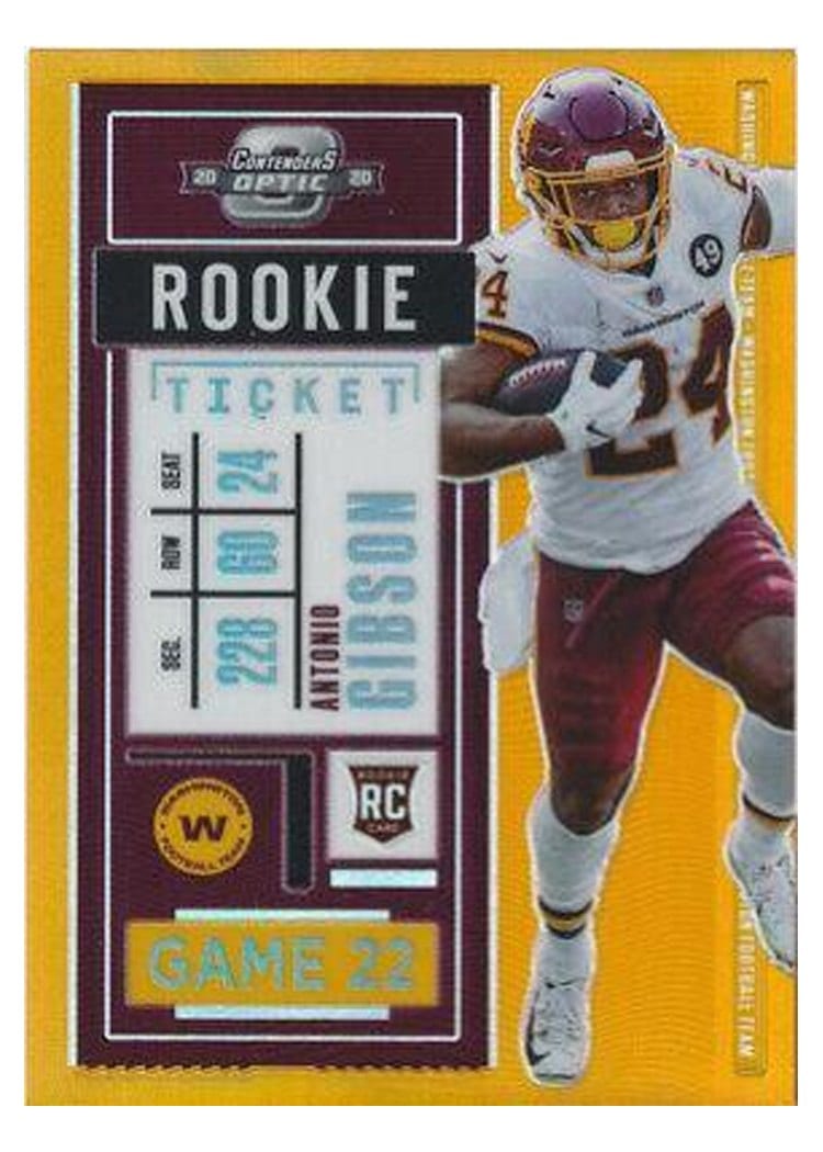 2020 Panini Contenders Optic Base Set Antonio Gibson #61 card