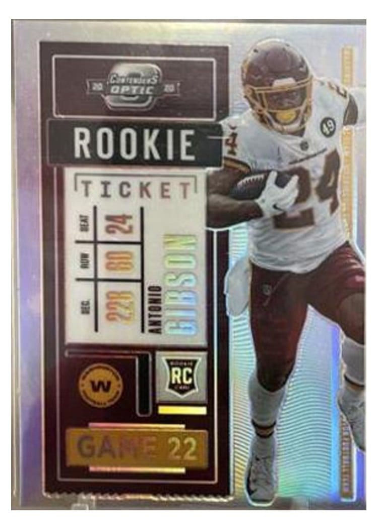 2020 Panini Contenders Optic Base Set Antonio Gibson #61 card