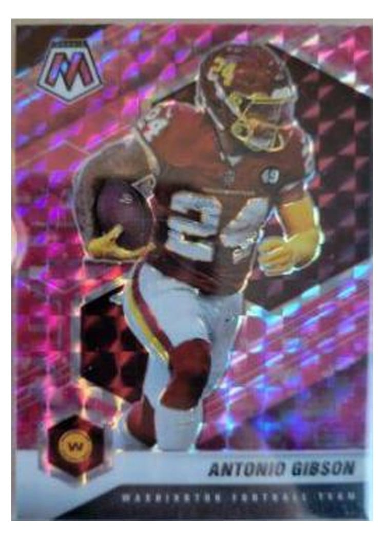 2021 Panini Mosaic Base Set Antonio Gibson #200 card