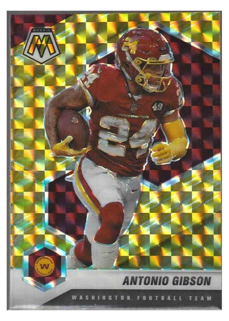 2021 Panini Mosaic Base Set Antonio Gibson #200 card