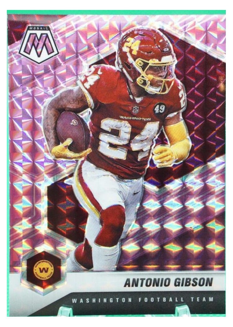 2021 Panini Mosaic Base Set Antonio Gibson #200 card