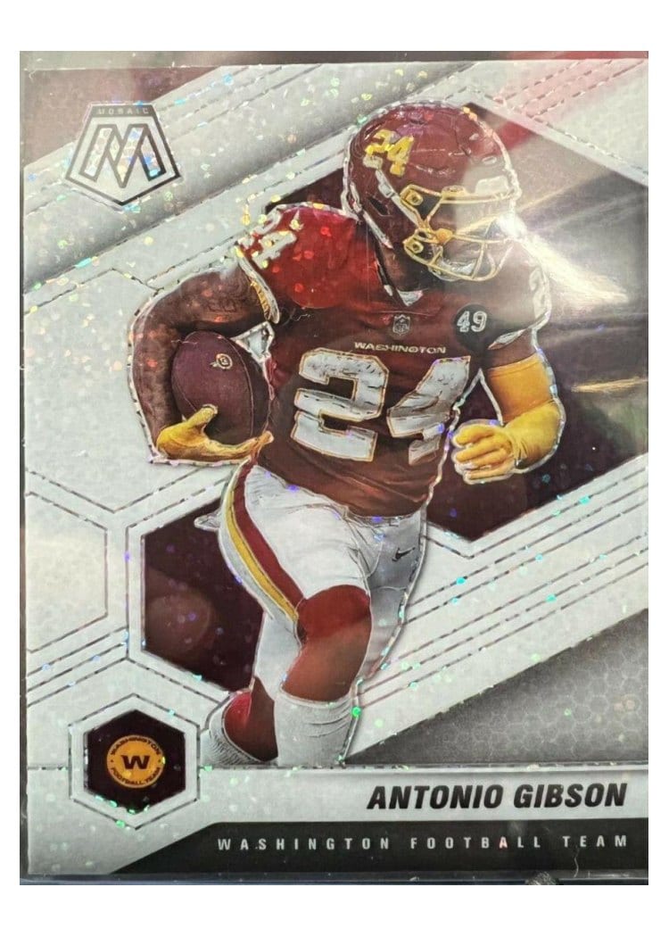 2021 Panini Mosaic Base Set Antonio Gibson #200 card