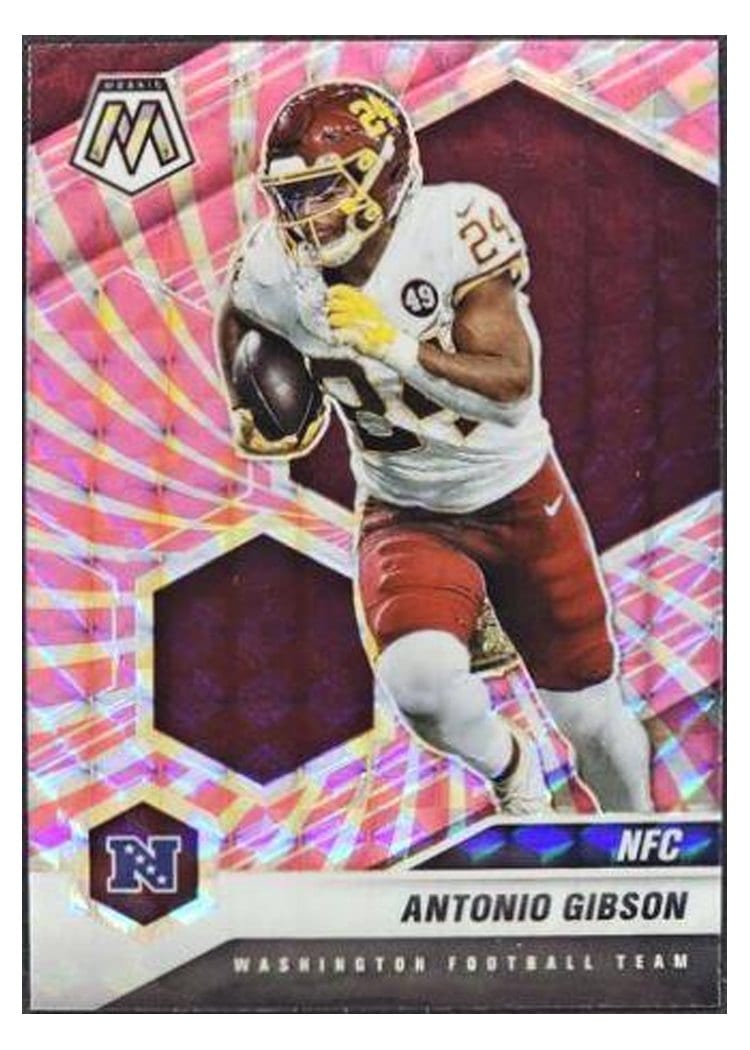 2021 Panini Mosaic Base Set Antonio Gibson #200 card