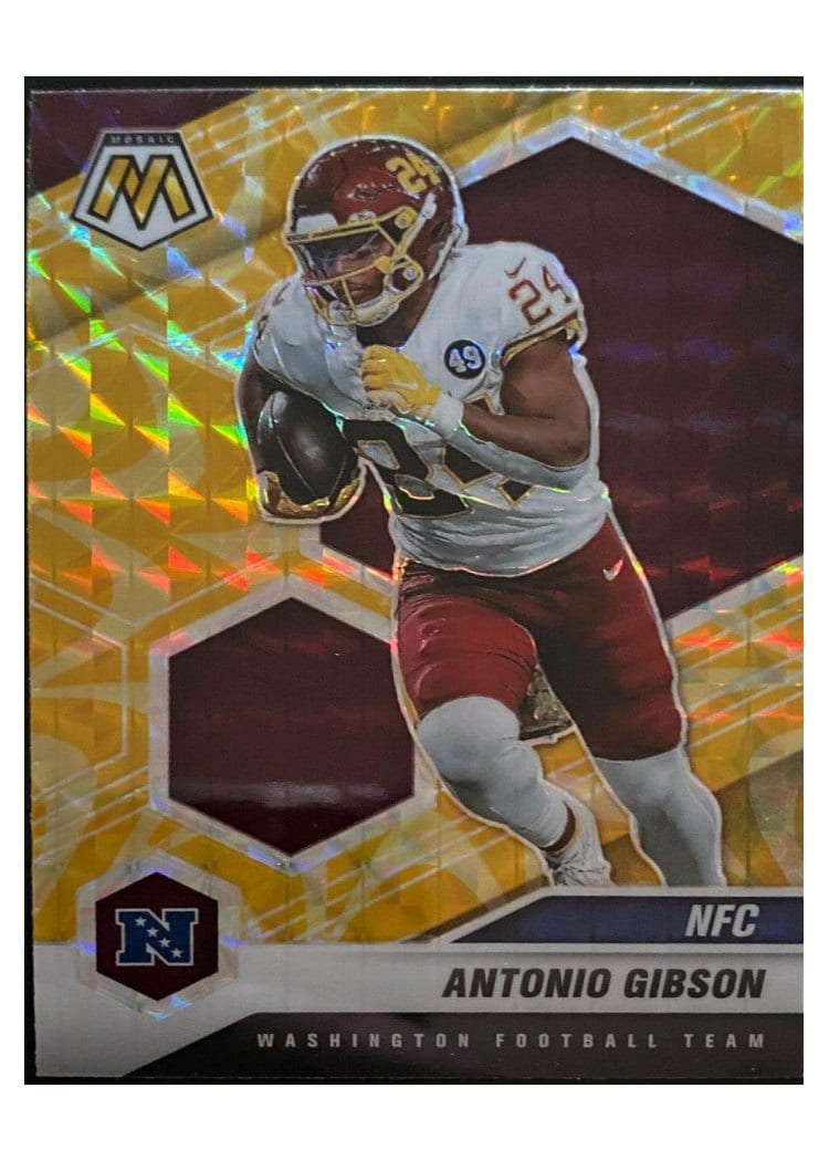 2021 Panini Mosaic Base Set Antonio Gibson #214 card
