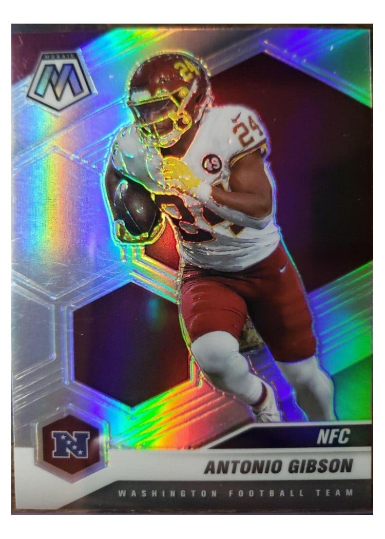 2021 Panini Mosaic Base Set Antonio Gibson #214 card