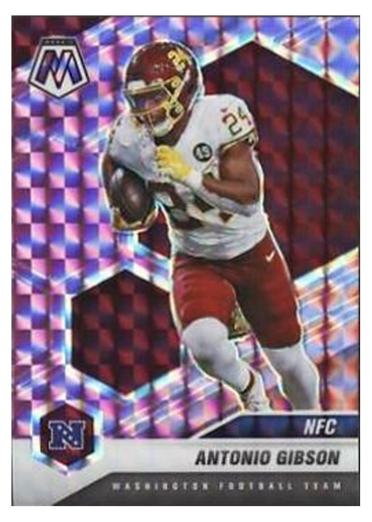 2021 Panini Mosaic Base Set Antonio Gibson #214 card