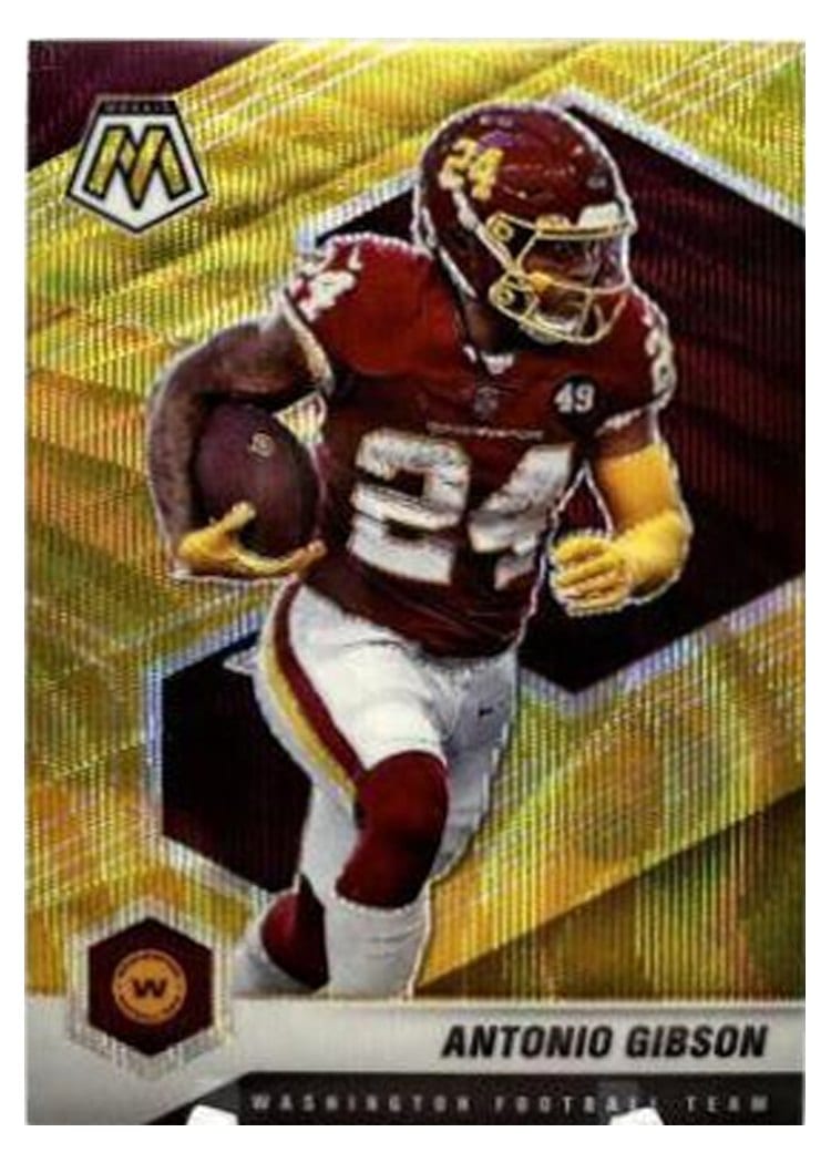 2021 Panini Mosaic Base Set Antonio Gibson #214 card