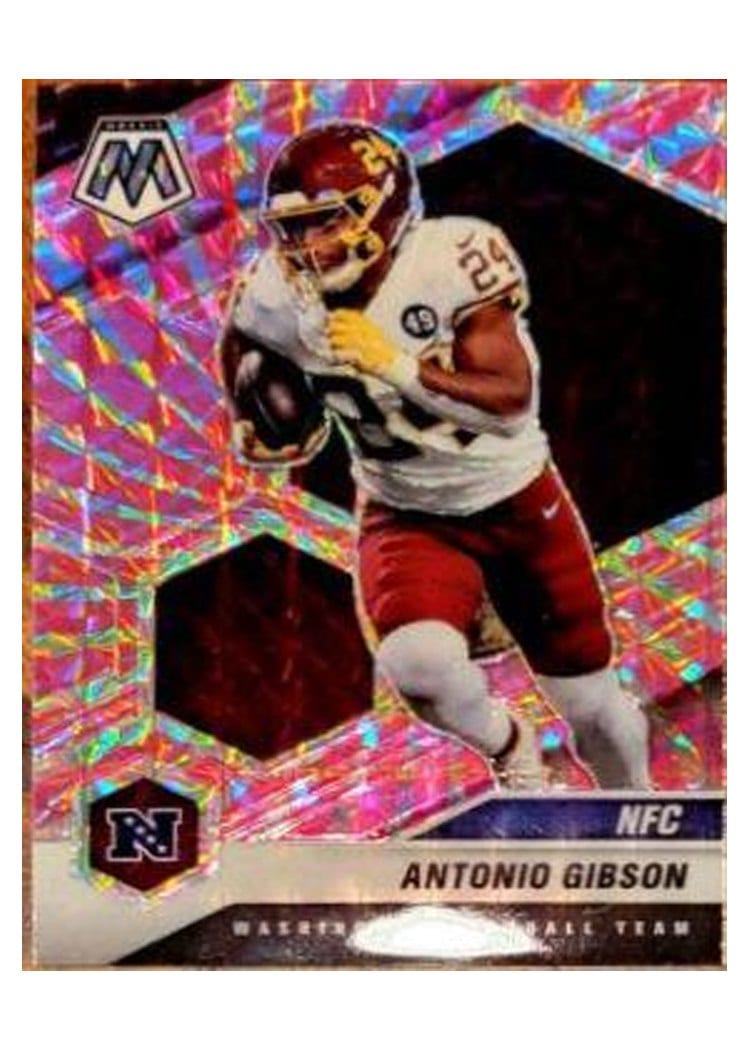 2021 Panini Mosaic Base Set Antonio Gibson #214 card
