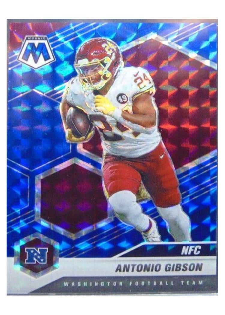 2021 Panini Mosaic Base Set Antonio Gibson #214 card