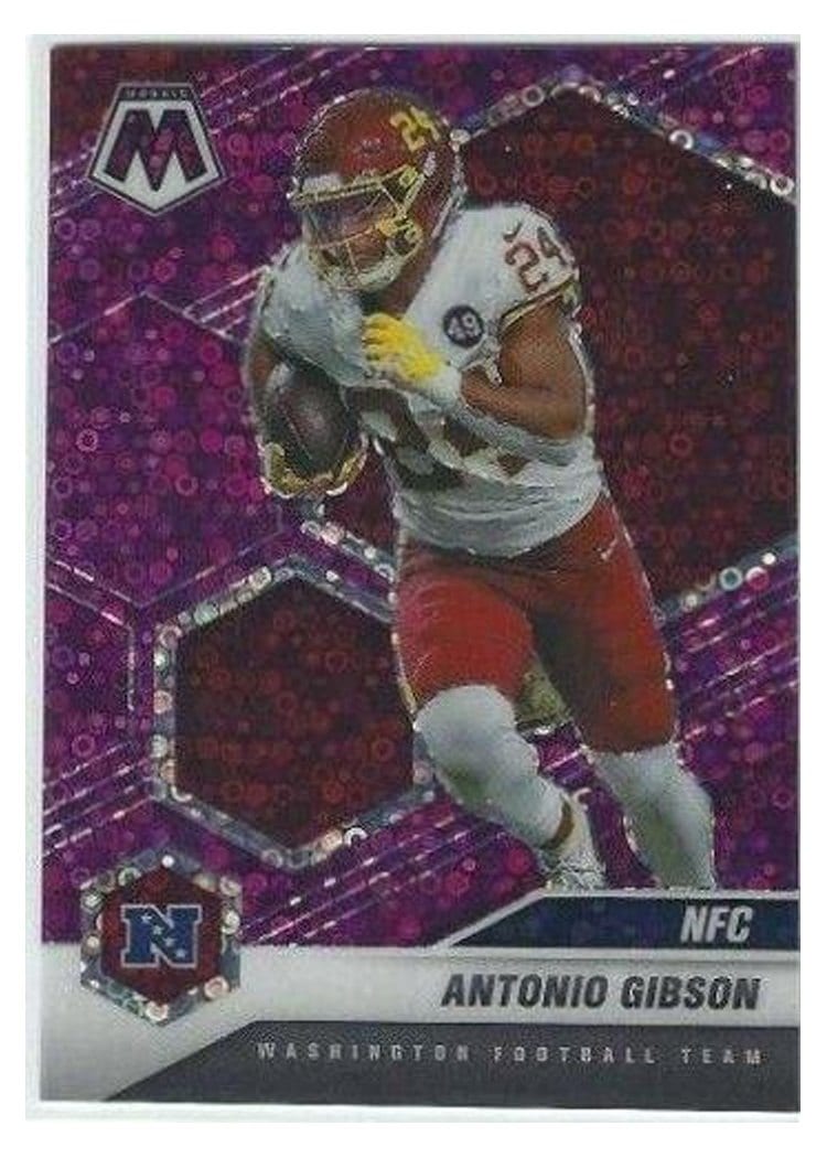 2021 Panini Mosaic Base Set Antonio Gibson #214 card