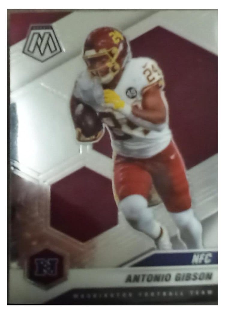 2021 Panini Mosaic Base Set Antonio Gibson #214 card