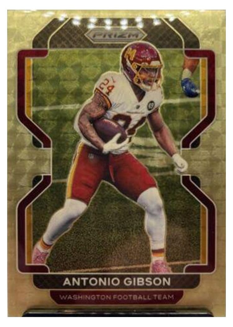 2021 Panini Prizm Base Set Antonio Gibson #212 card
