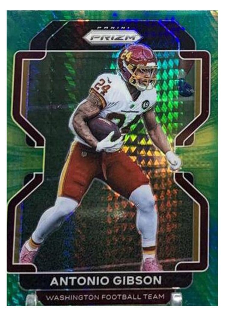 2021 Panini Prizm Base Set Antonio Gibson #212 card