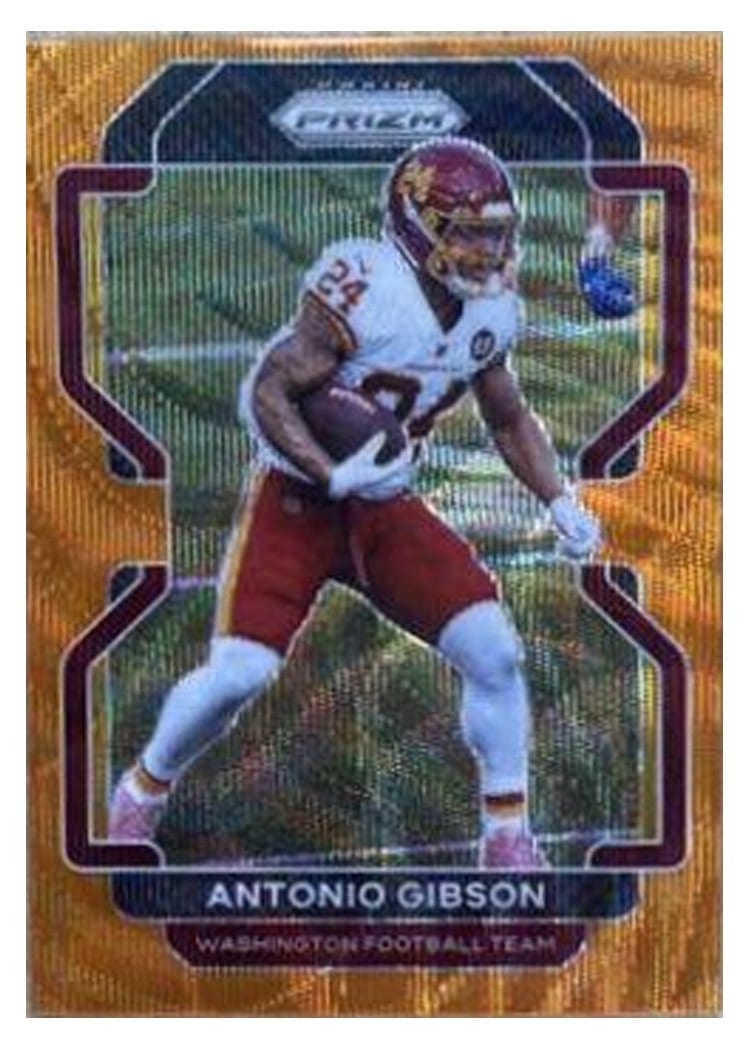 2021 Panini Prizm Base Set Antonio Gibson #212 card