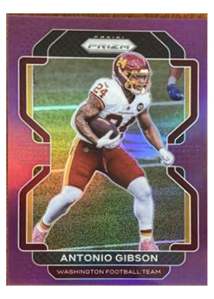 2021 Panini Prizm Base Set Antonio Gibson #212 card