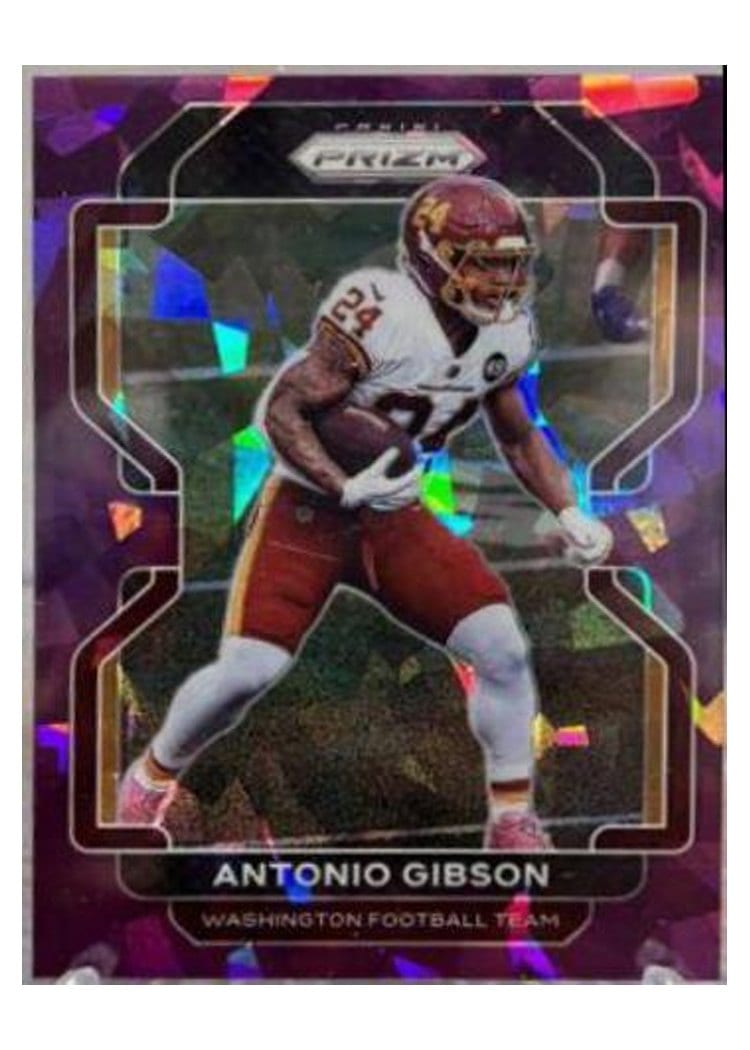 2021 Panini Prizm Base Set Antonio Gibson #212 card
