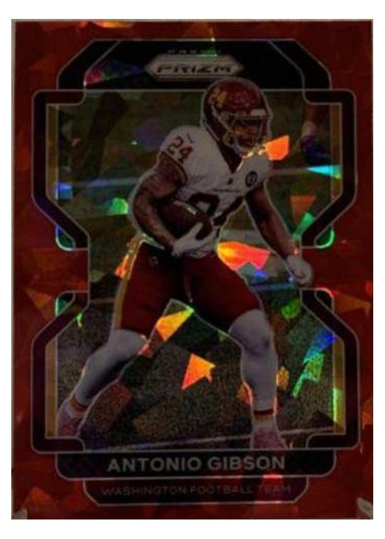 2021 Panini Prizm Base Set Antonio Gibson #212 card