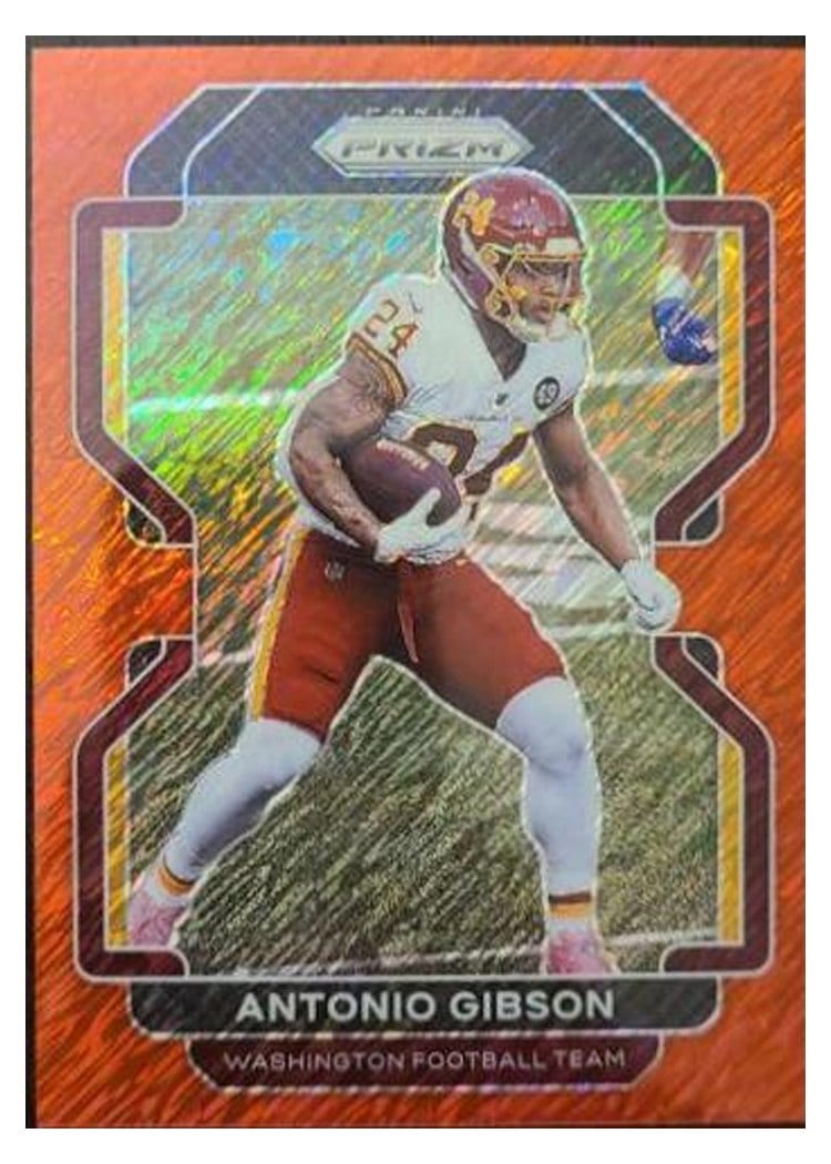 2021 Panini Prizm Base Set Antonio Gibson #212 card