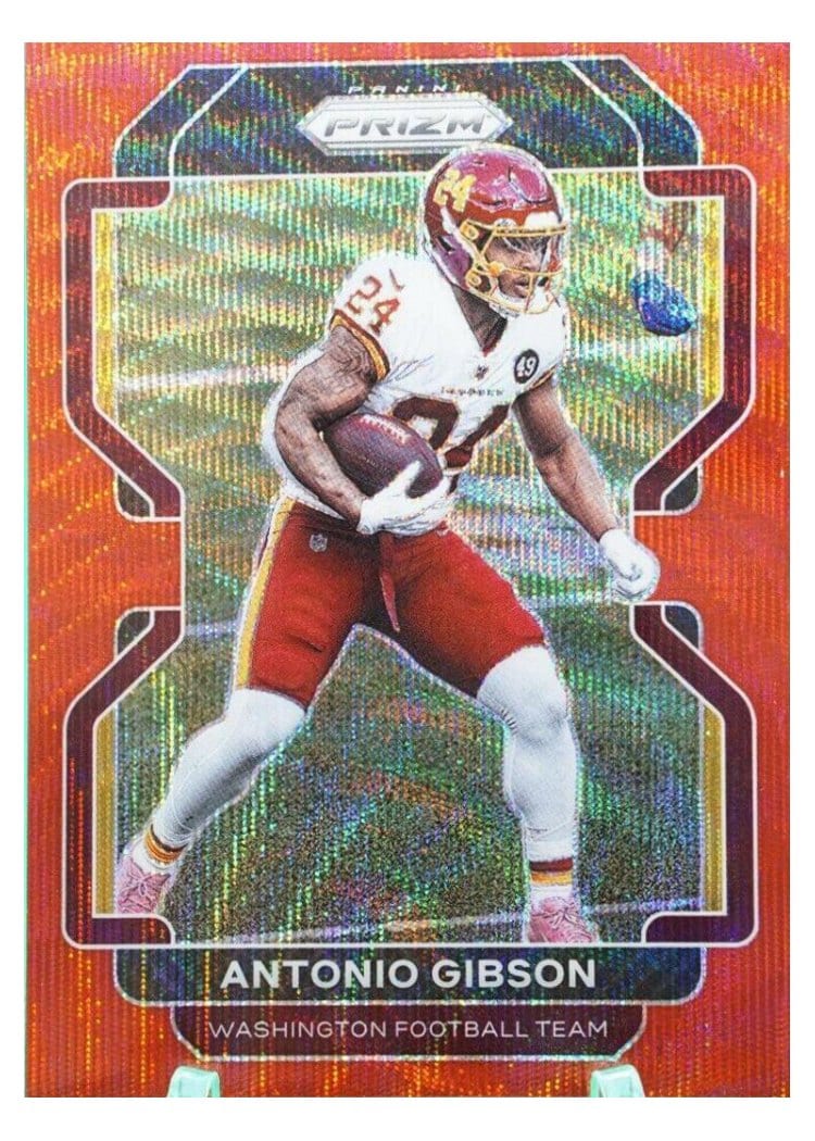 2021 Panini Prizm Base Set Antonio Gibson #212 card