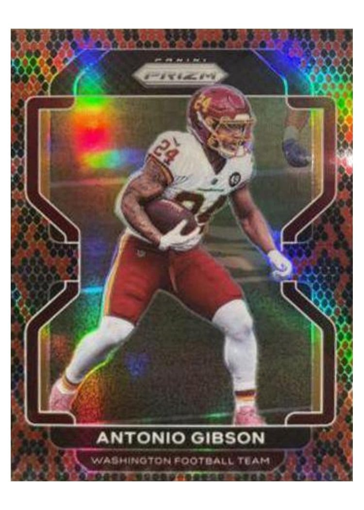 2021 Panini Prizm Base Set Antonio Gibson #212 card