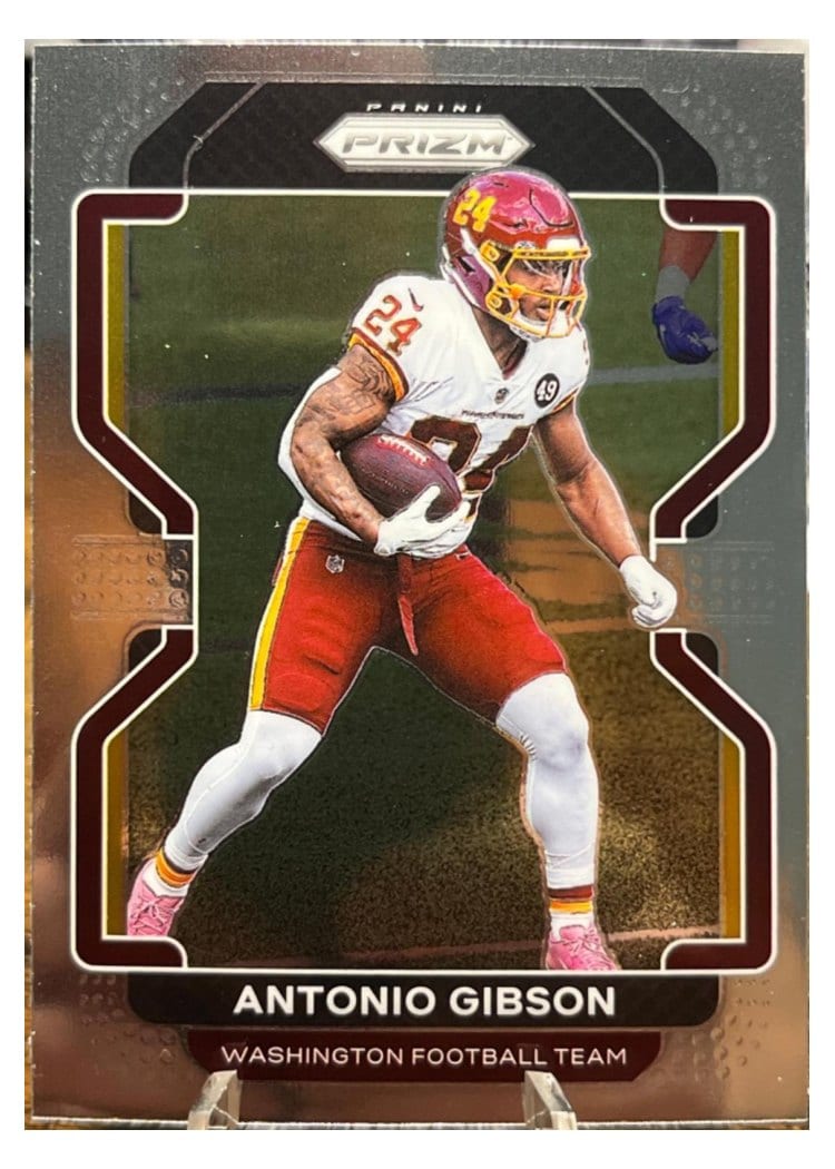 2021 Panini Prizm Base Set Antonio Gibson #212 card