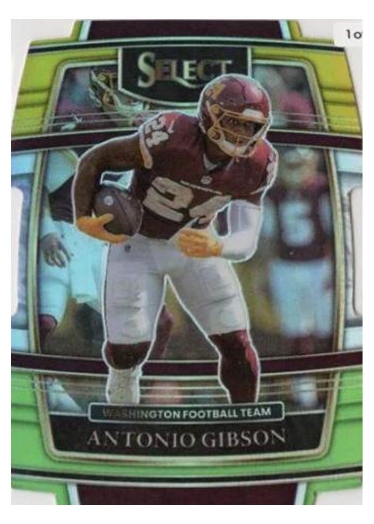 2021 Panini Select Base Set Antonio Gibson #34 card