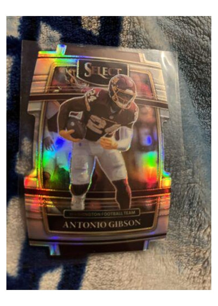 2021 Panini Select Base Set Antonio Gibson Silver Die Cut #34 card