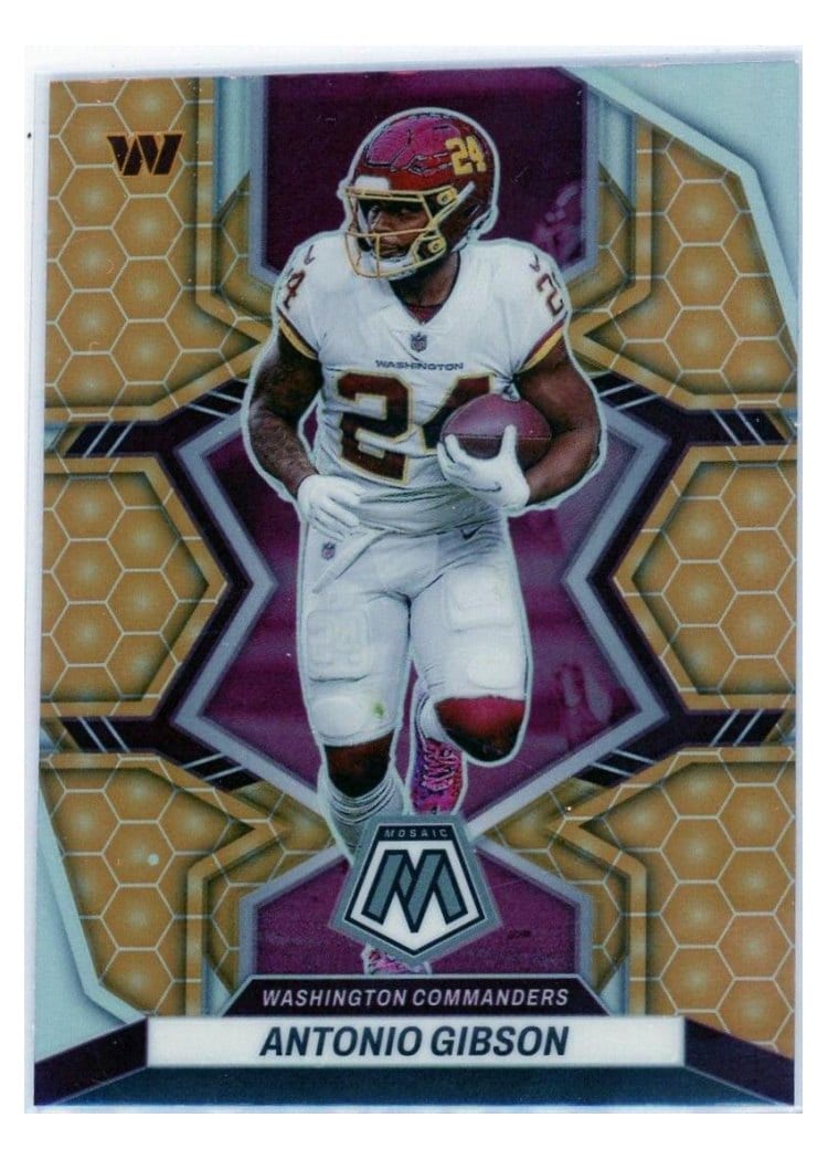 2022 Panini Mosaic Base Set Antonio Gibson #196 card