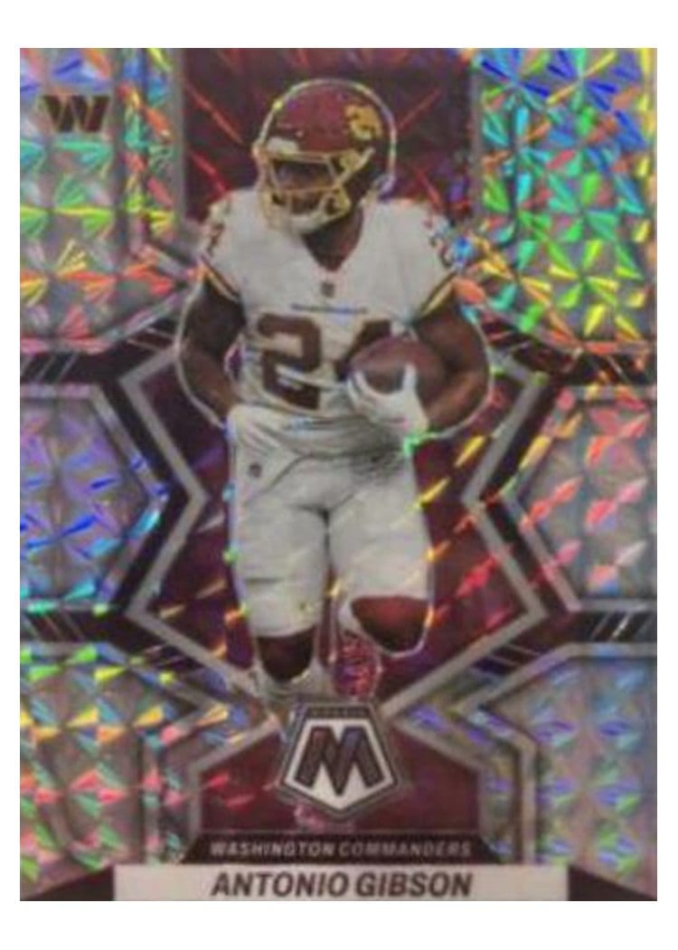 2022 Panini Mosaic Base Set Antonio Gibson Mosaic #196 card