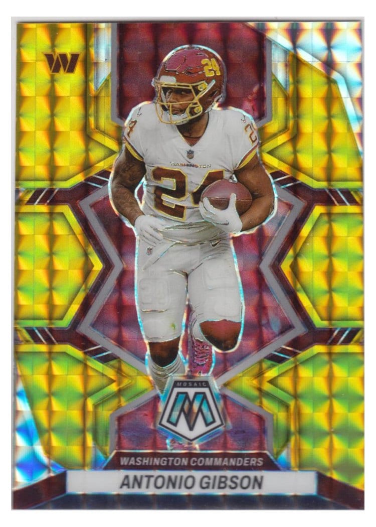 2022 Panini Mosaic Base Set Antonio Gibson #196 card