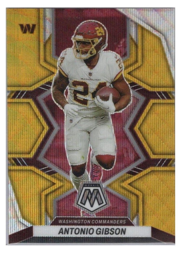 2022 Panini Mosaic Base Set Antonio Gibson #196 card