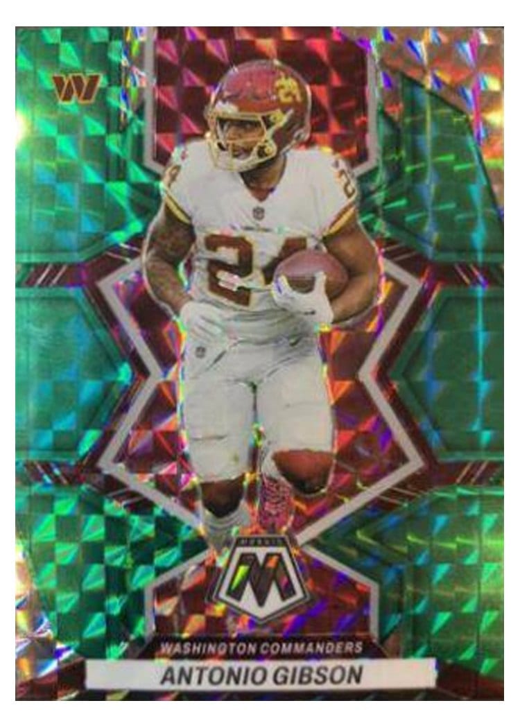 2022 Panini Mosaic Base Set Antonio Gibson #196 card